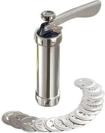 Foxmag24 Cookie Biscuit Maker 10 Forme 4 Palnii Din Oțel Inoxidabil