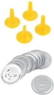 Foxmag24 Cookie Biscuit Maker 20 Forme 4 Duze Material Durabil Ușor De Curățat Argintiu