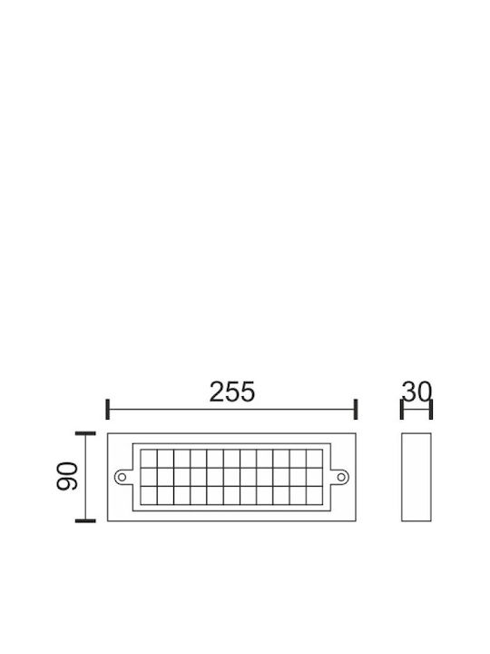 Spot Light Επιτοίχια Εξωτερική Πλαφονιέρα LED 6W με Ρυθμιζόμενο Λευκό Φως