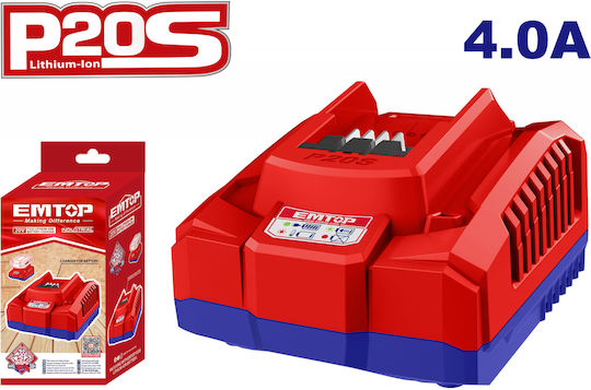 Emtop Werkzeugbatterie 21V mit Kapazität 4Ah