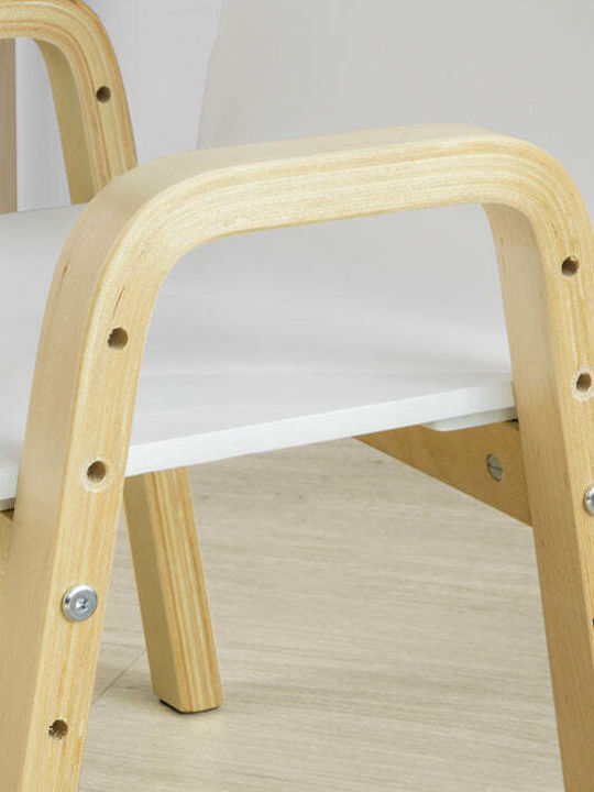 Kinderstühle Weiß 40x57.5x31cm 2Stück