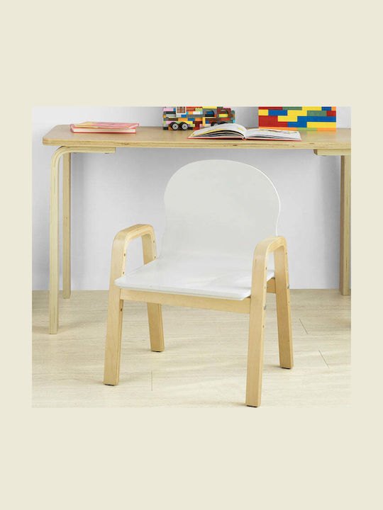 Kinderstühle Weiß 40x57.5x31cm 2Stück