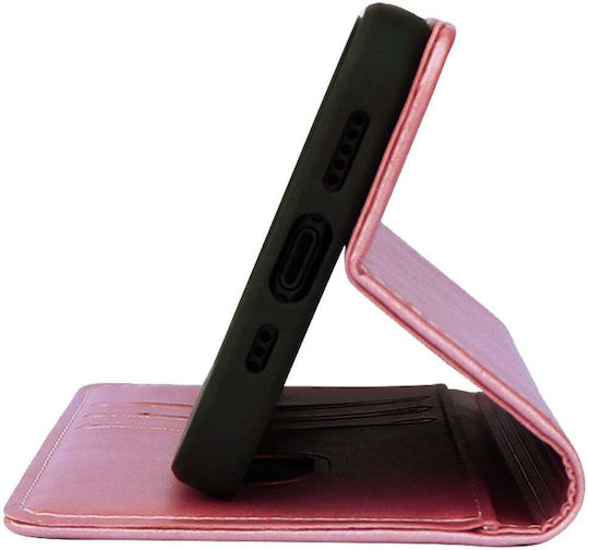 Калъф Портмоне Vintage Magnet Wallet Sonique OnePlus Nord CE 4 Lite 5G Розово Злато