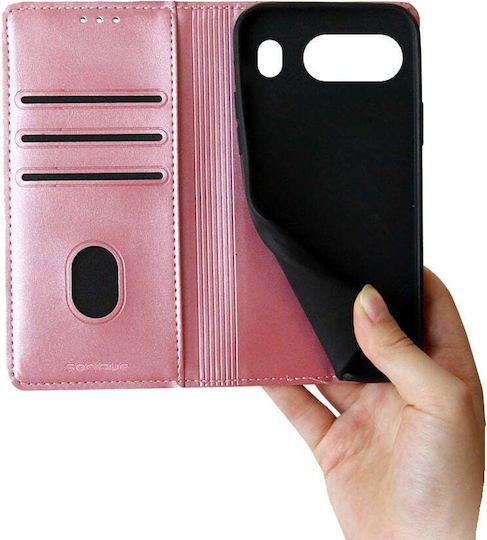 Vintage Magnet Wallet Phone Case Wallet Sonique for OnePlus Nord 4 5G Rose Gold
