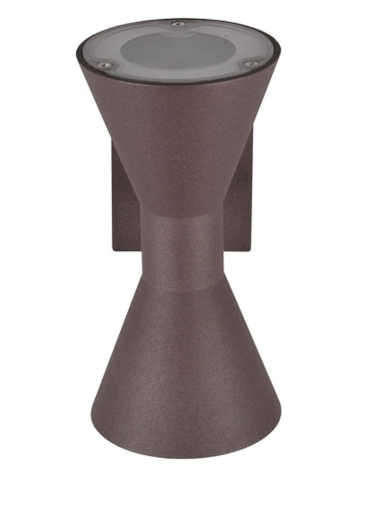 Trio Lighting Επιτοίχιο Εξωτερικό Σποτ GU10 IP44 Διπλής Δέσμης 10x20εκ.