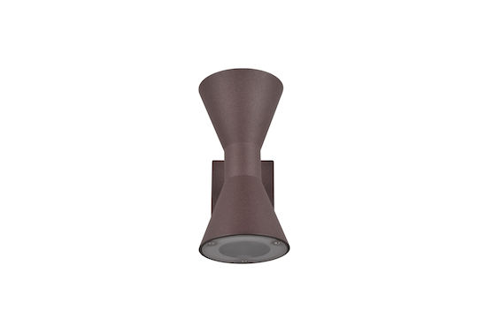 Trio Lighting Стенно Външно Спот Осветление GU10 IP44 Двоен лъч 10x20εκ.