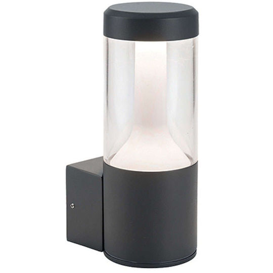 Zambelis Lights Felinar de exterior montat pe perete LED IP54 10W cu Alb Cald Lumină 12.5x9x24εκ.