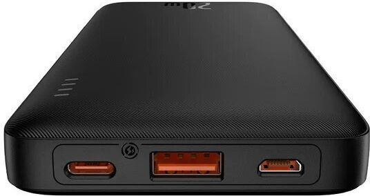 Baseus Airpow Power Bank 10000mAh 20W с USB-A порт и USB-C порт Power Delivery Черен