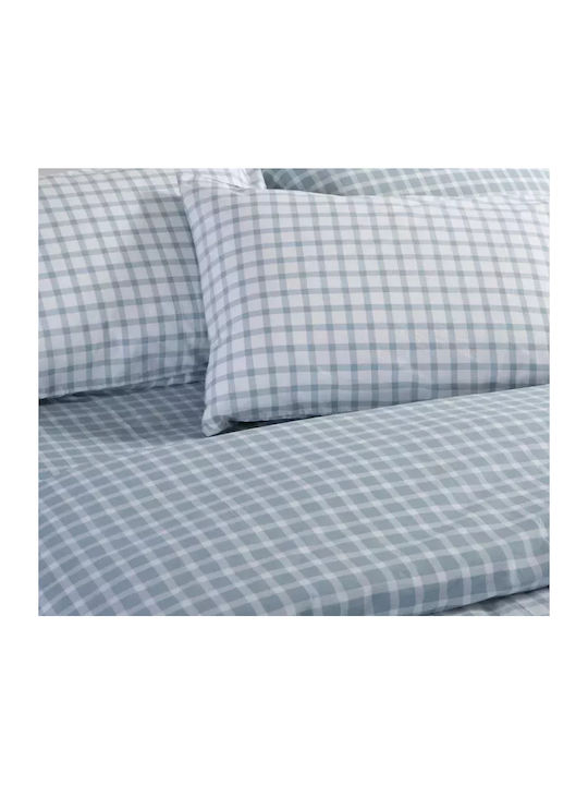 Nef-Nef Homeware Extend Σετ Σεντόνια Υπέρδιπλα 240x260εκ. Blue (4τμχ)
