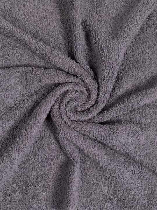 Linea Interiors Πετσέτα Προσώπου 50x90εκ. Ανθρακί Βάρους 400gr/m²