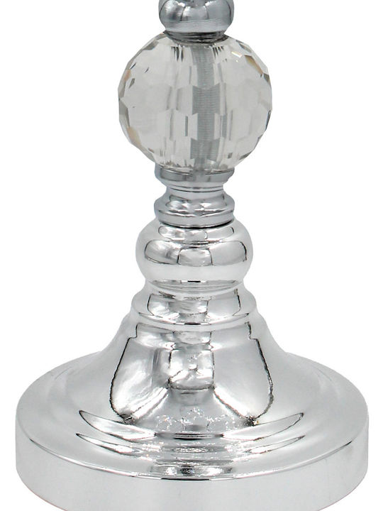 Keskor Кандилник Металик в Сребрист Цвят 22x22x43бр 1бр