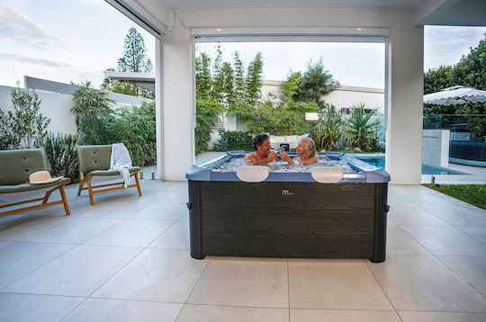MSpa Cadă de baie cu montaj liber Exterior Acrilic cu hidromasaj 160x160cm MSpa Cadă de baie cu montaj liber Exterior Acrilic cu hidromasaj 160x160cm