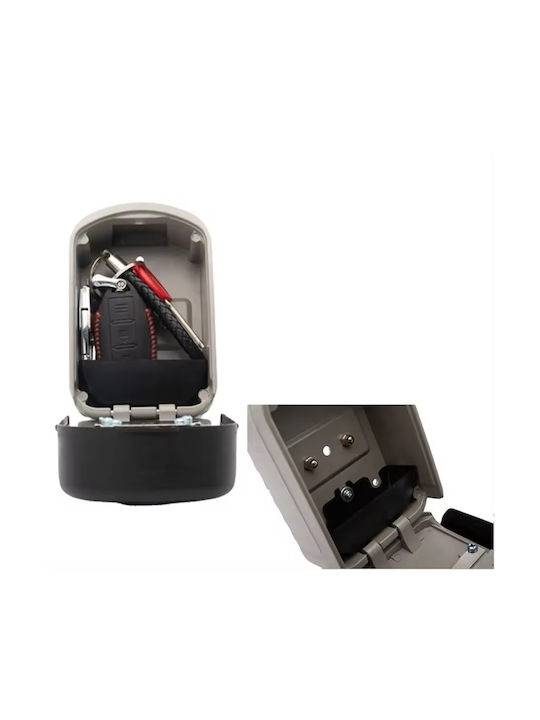Key Box Wall Key Holder Metallic Spare Key Large M9xW5.5xH13cm Protective Cover