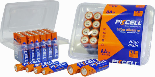 Pkcell Ultra Αλκαλικές Μπαταρίες AAA 1.5V 24τμχ