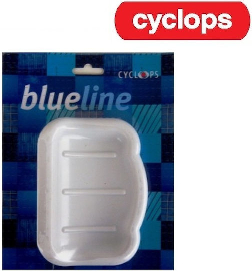 Easy Bath Cyclops Wall Soap Dish White
