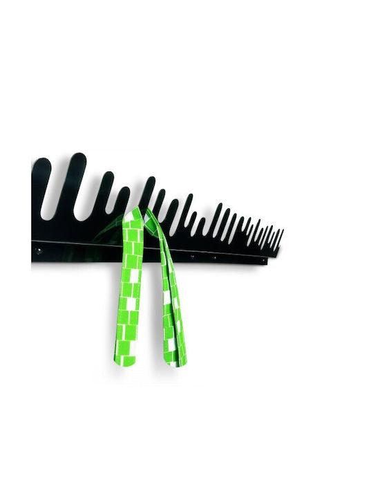 Wandhalterung Wave Schwarzes Set 2 Metall Design House Stockholm