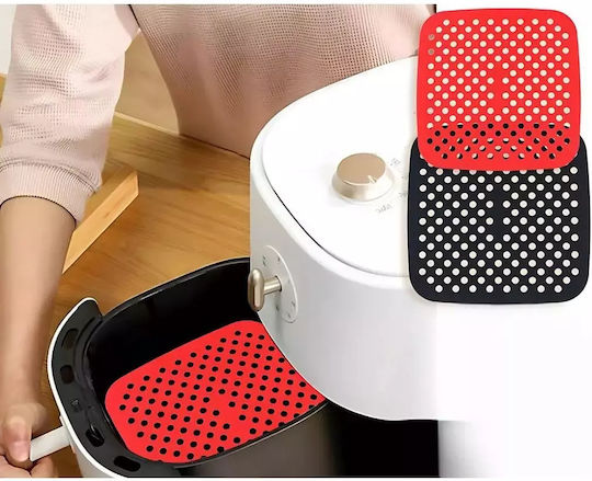Silicone Non-Stick Air Fryer Accessory 21x21cm – Square