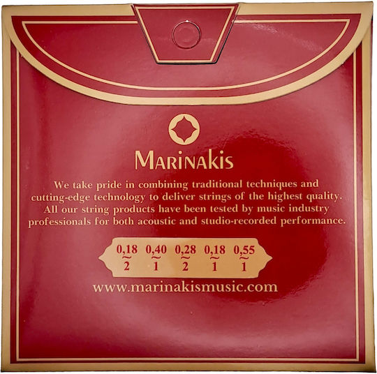 Marinakis Strings Χορδές Σάζι 018''
