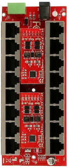 Injector PoE 8-Port Gigabit 802.3at/af Mod A Verde