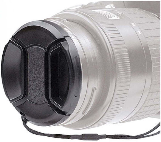 Kaiser Επαγγελματικό Καπάκι Φακού Snap-on Λουράκι 52mm