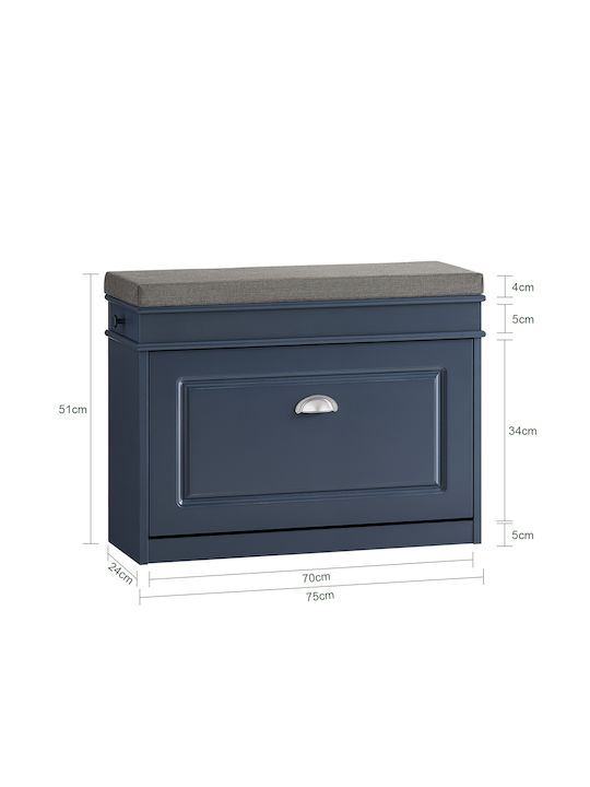 Entry Furniture Blue 75x52x24cm