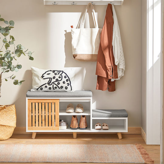 Entry Furniture White 100x45x35cm