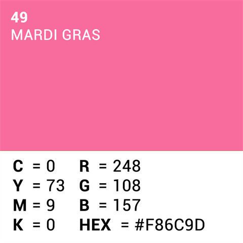 Superior Hintergrundpapier 49 Mardi Gras 2,72 X 11m