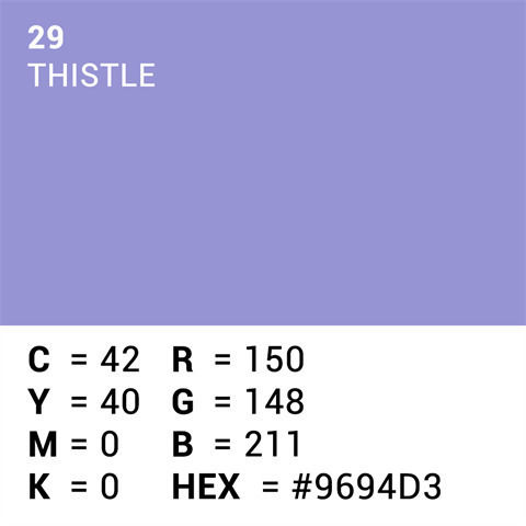 Superior Photography Backdrop Paper Thistle 2.72 X 11m