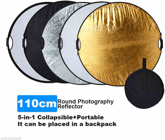 Photography Reflector 5 in 1 With Handles 110cm