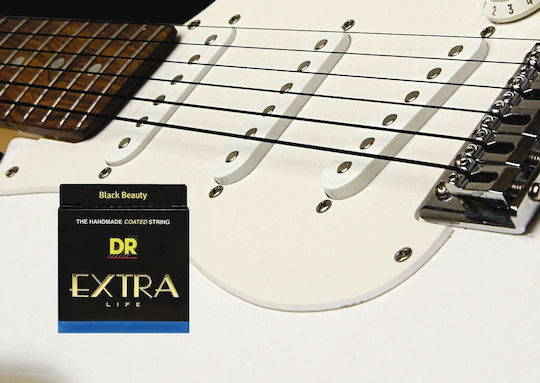 Dr Black Beauties Coated Extra Life Bke-9 9-42 Σετ Χορδές Ηλεκτρικής Κιθάρας