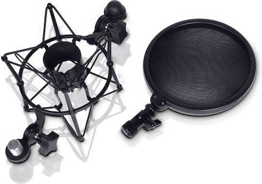 Ld Systems Dsm-400 Αντικραδασμική Βάση Μικροφώνου Pop Filter 130mm