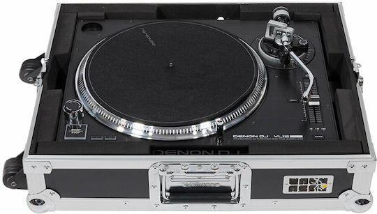 Ttpro-Trolley Flight Case Multi Format Turntable Trolley with Silver Wheels Technics SL-1210MK7 SL-1200MK2 SL-1200 SL1200GR SL-1200GAE SL-1210GR Reloop RP-7000RP RP-8000MK2 RP-8000RP RP-4000M RP-2000USB Pioneer PLX-1000 PLX-500