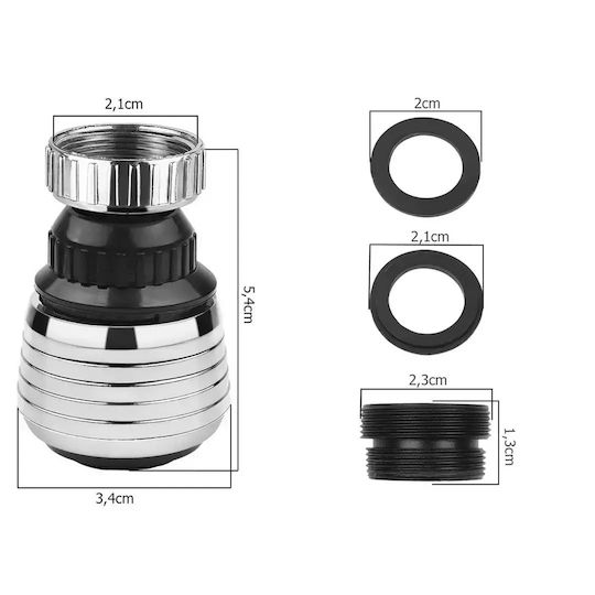 Flexible Splash Filter Faucet with Filter