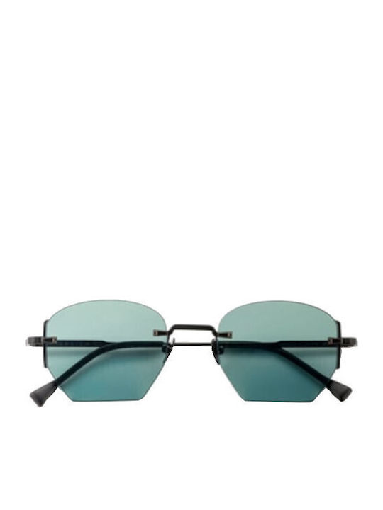 Kyme Sunglasses Μαύρα with Metal Frame & Black Lens