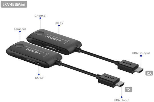 Lenkeng HDMI Wireless Extender 4K60Hz Mini 20m HDMI LKV488-V2.0