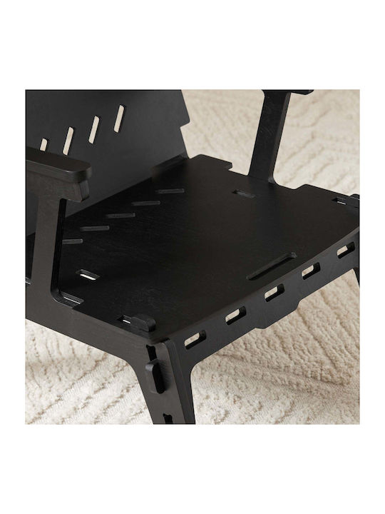 Stühle Küche klappbar Black 1Stück 55x70x72cm