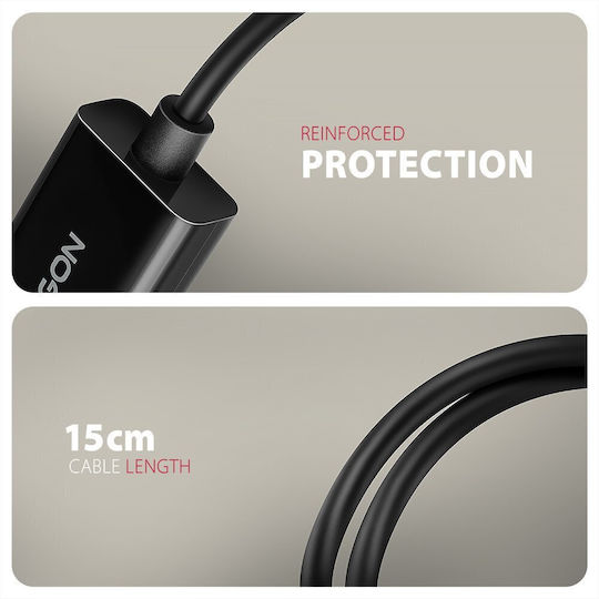Axagon Converter DisplayPort male to HDMI female 1pcs