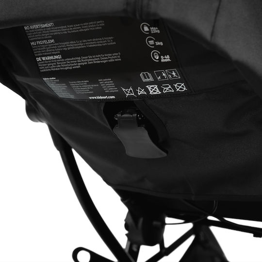 Kidnort Fjallrav Бебешка количка Черен 7кг