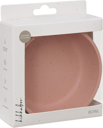 Kikka Boo Baby Food Bowl Platinum made of Silicone Pink