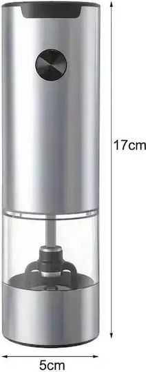 Електрически Солник Inox в Сребрист Цвят 17см