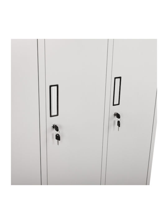 Шкаф Метал с 6 шкафчета 90x45x185бр