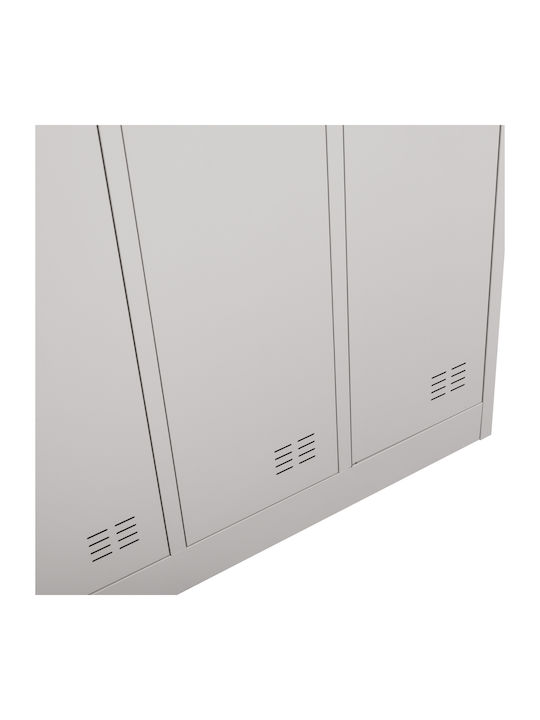 Шкаф Метал с 6 шкафчета 90x45x185бр