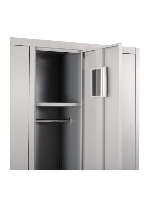 Шкаф Метал с 6 шкафчета 90x45x185бр