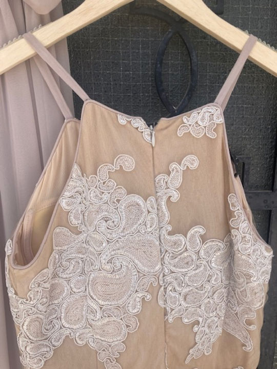 Maxi Evening Dress Beige SoMon