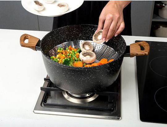 Steamer Basket Foldable Stainless Steel 16cm 9kzn11