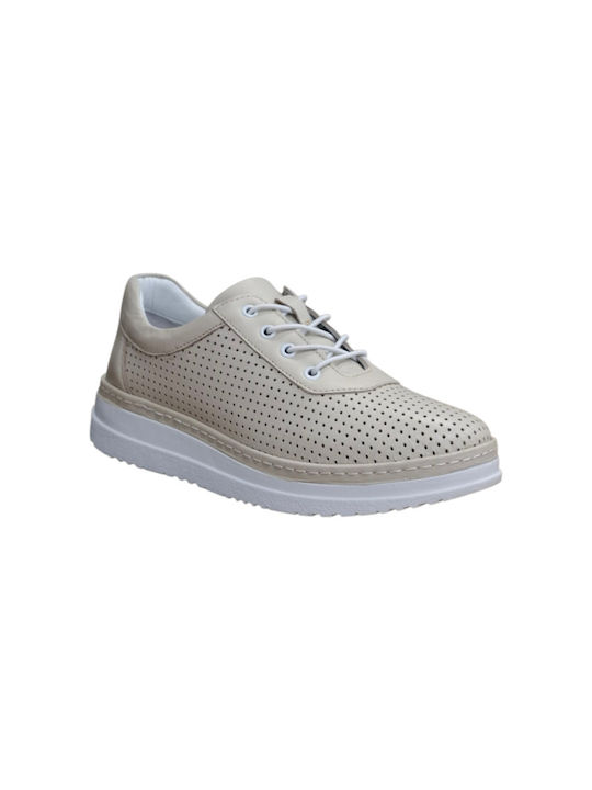 Γυναικεία Ανατομικά Sneakers Μπεζ