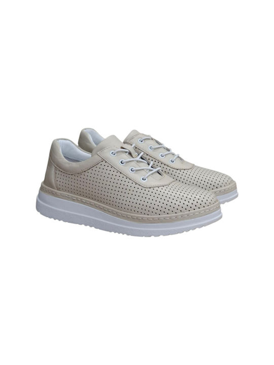 Γυναικεία Ανατομικά Sneakers Μπεζ