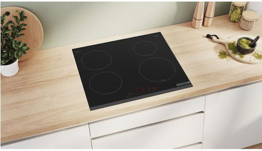 Bosch Serie 6 Smart Индукционен котлон Автономен с Функция за заключване 59.2x52.2εκ.