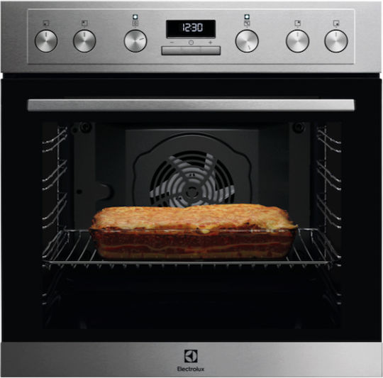 Electrolux Φούρνος κάτω Πάγκου 72lt με Κεραμικές Εστίες Π56εκ. Inox