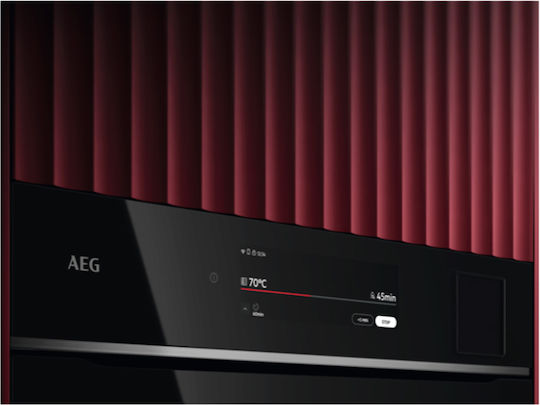 AEG 9000 Pro Assist Φούρνος άνω Πάγκου 70lt Π59.5εκ. Μαύρος